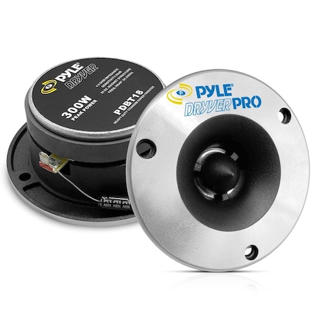 Pyle 3.75'' Aluminum Bullet Titanium Horn Tweeter, PDBT18, PR PDBT18